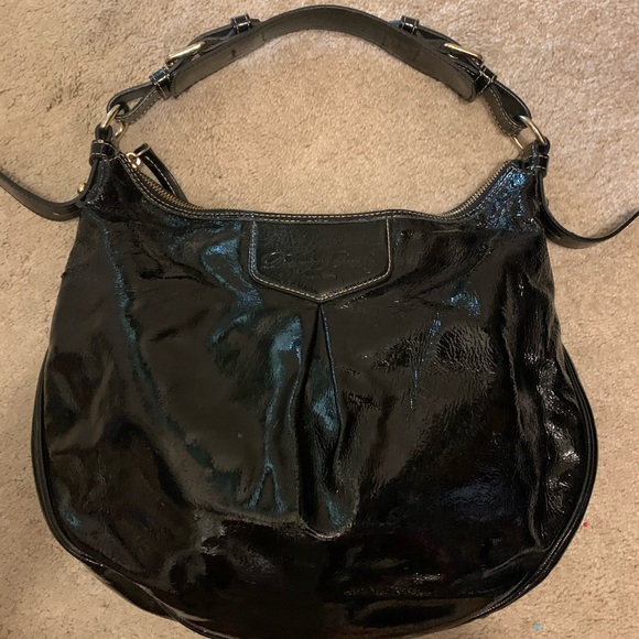 Dooney & Bourke Handbags - Dooney and Bourke black patent leather hobo